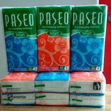 Facial Tissues 3 Ply Paseo Travel Pack 10's x 6 / Wrap